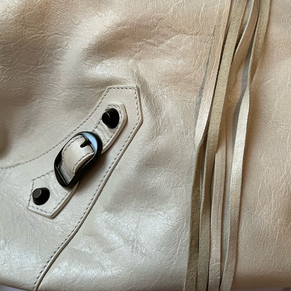 BALENCIAGA Naturel Chevre Leather Brief Tote Bag - Picture 3 of 10